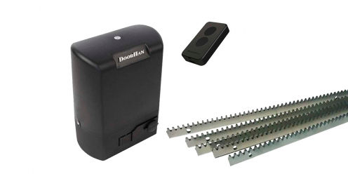 Комплект электропривода для откатных ворот DOORHAN Sliding 500 + зубчатая рейка 5 шт.